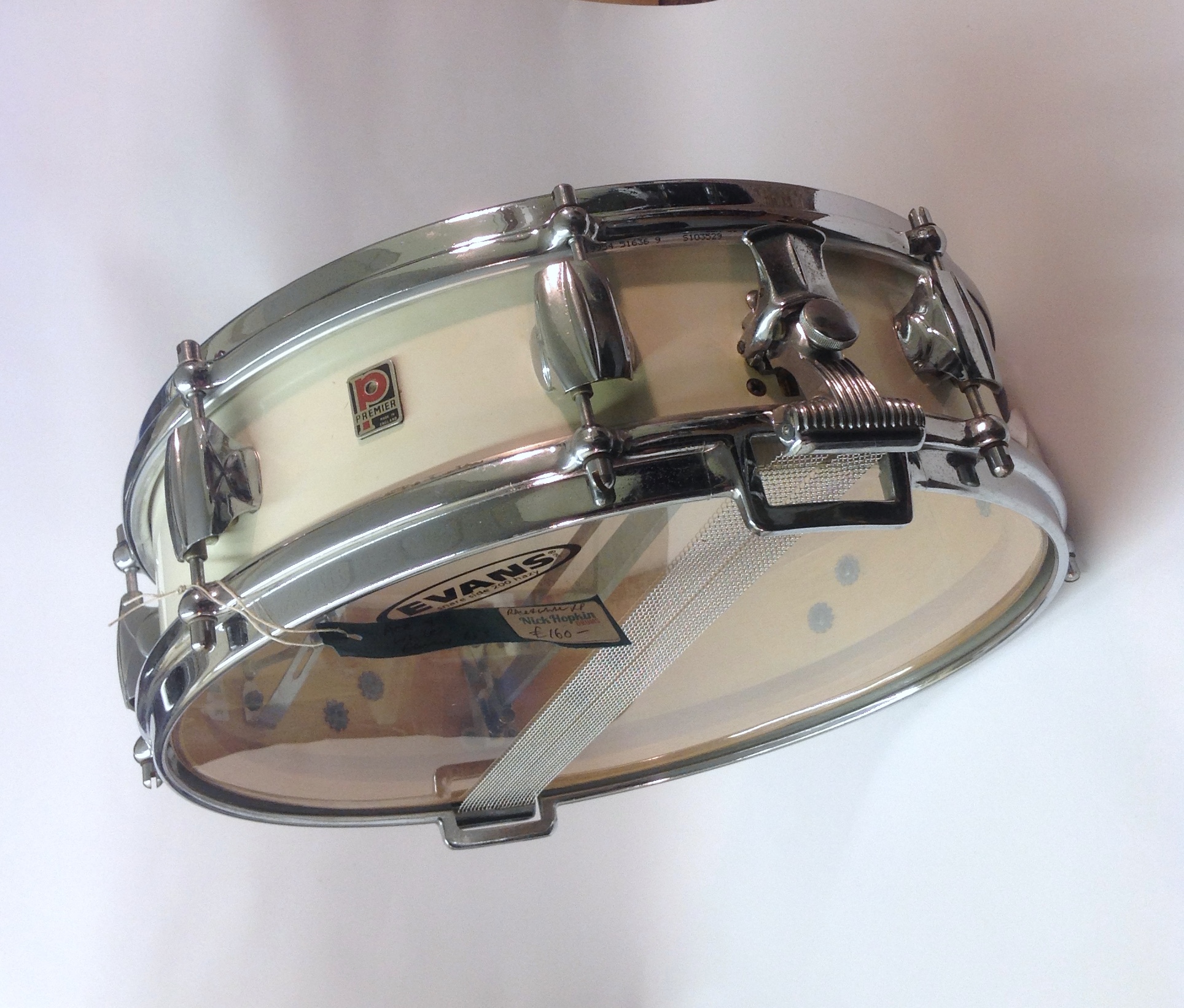 Royal Ace snare drum butt end castings Vintage 1960's Premier x4 